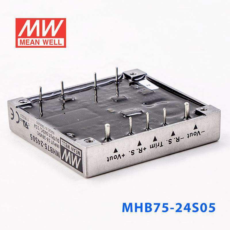 Mean Well MHB75-24S05 DC-DC Converter - 75W - 18~36V in 5V out - PHOTO 4