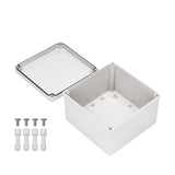 Boxco S-Series 7.87 x 7.87 x 5.12 Inches(200x200x130mm) Plastic Enclosure, IP67, IK08, ABS, Grey Cover, Screw Type - PHOTO 3