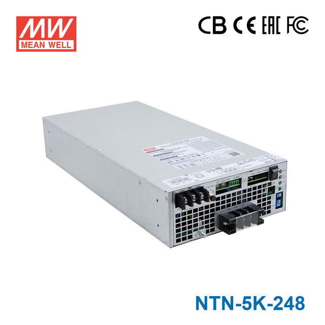 Mean Well NTN-5K-248 5KW True Sine Wave Inverter with AC Charger/UPS, 48V In 230V Out