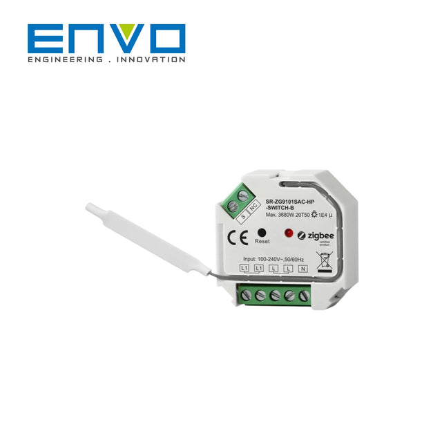 ENVO ZigBee In-wall Switch - On/Off Control, 16A