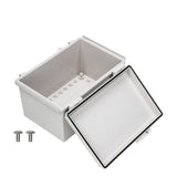 Boxco P-Series 7.87 x 11.81 x 7.09 Inches(200 x 300 x 180mm) Plastic Enclosure, IP67, IK08, ABS, Grey Cover, Molded Hinge and Latch Type - PHOTO 3