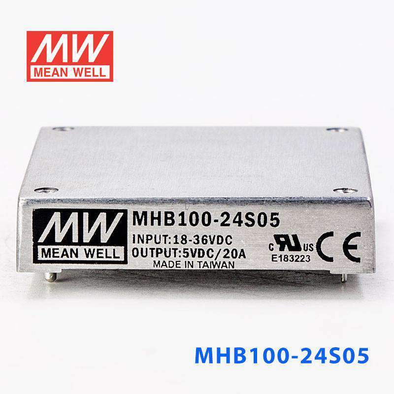 Mean Well MHB100-24S05 DC-DC Converter - 100W - 18~36V in 5V out - PHOTO 2