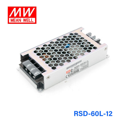 Mean Well RSD-60L-12 DC-DC Converter - 60W - 18~72V in 12V out 5A