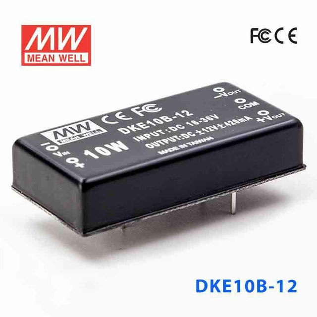 Mean Well DKE10B-12 DC-DC Converter - 10W - 18~36V in ±12V out