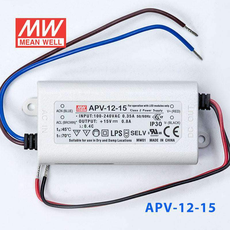 Mean Well APV-12-15 Power Supply 12W 15V - PHOTO 2