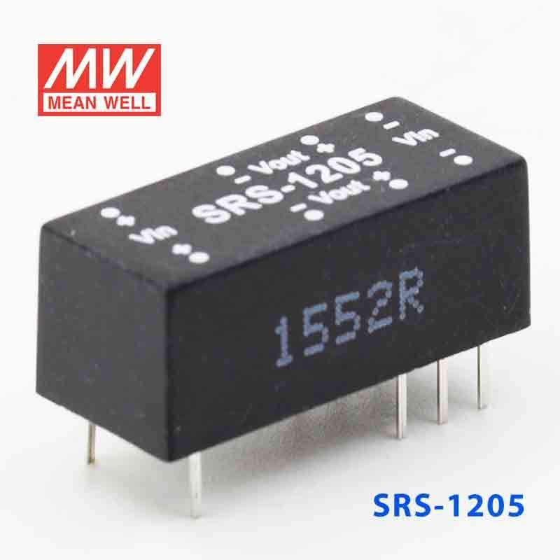 Mean Well SRS-1205 DC-DC Converter - 0.5W - 10.8~13.2V in 5V out