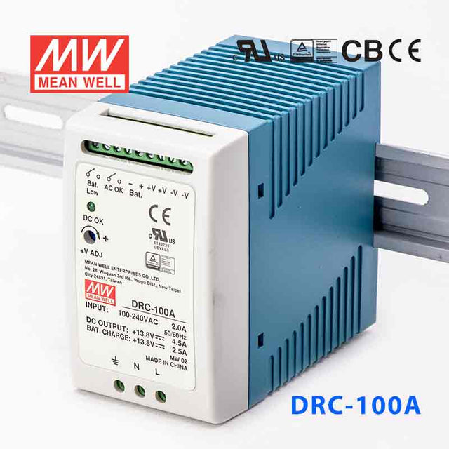 Mean Well DRC-100A Power Supply 96.6W 13.8V