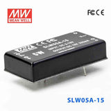 Mean Well SLW05A-15 DC-DC Converter - 5W - 9~18V in 15V out