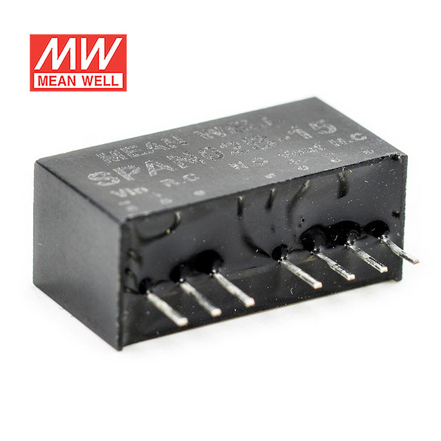 Mean Well SPAN02B-15 DC-DC Converter - 2W - 18~36V in 15V out