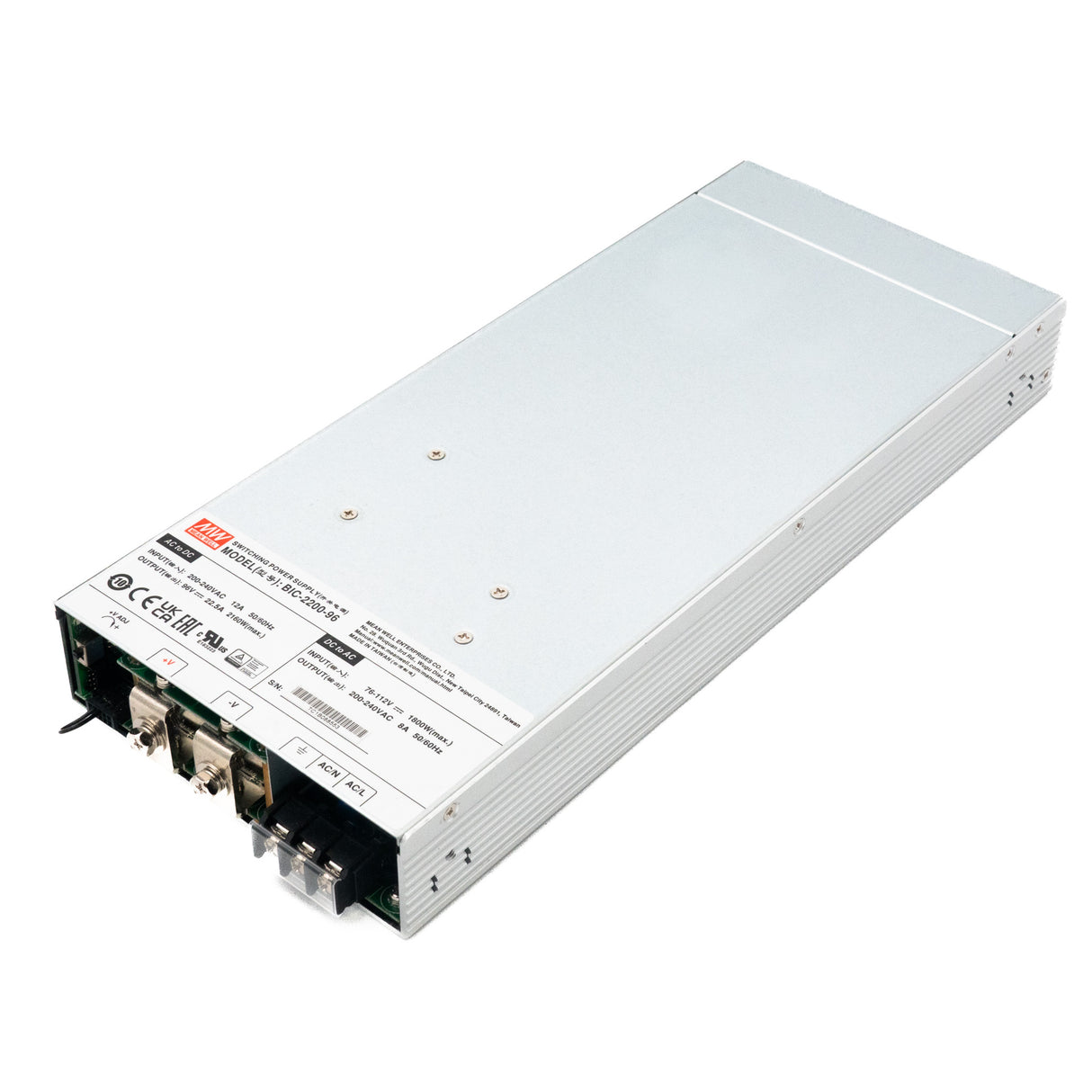 Mean Well BIC-2200-96 Bidirectional Power Supply with Energy Recycle Function 2.2KW - PHOTO 1