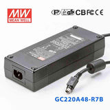 Mean Well GC220A48-R7B Portable Chargers 217.6W 54.4V 4A - Green Adaptor