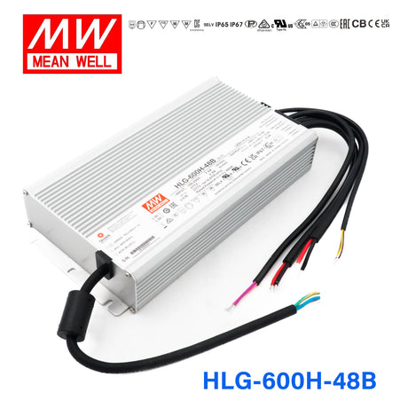 Mean Well HLG-600H-48B Power Supply 600W 48V- Dimmable 12.5A
