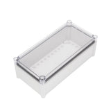 Boxco S-Series 7.48 x 14.96 x 5.12 Inches(190x380x130mm) Plastic Enclosure, IP67, IK08, PC, Transparent Cover, Screw Type - PHOTO 1
