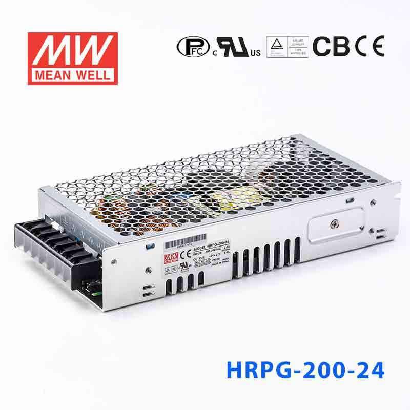 Mean Well HRPG-200-24  Power Supply 201.6W 24V 8.4A