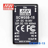 Mean Well SCW05B-15 DC-DC Converter - 5W 18~36V DC in 15V out - PHOTO 2