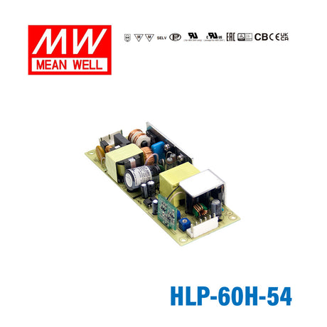 Mean Well HLP-60H-54 PCB Power Supply 60W 54V
