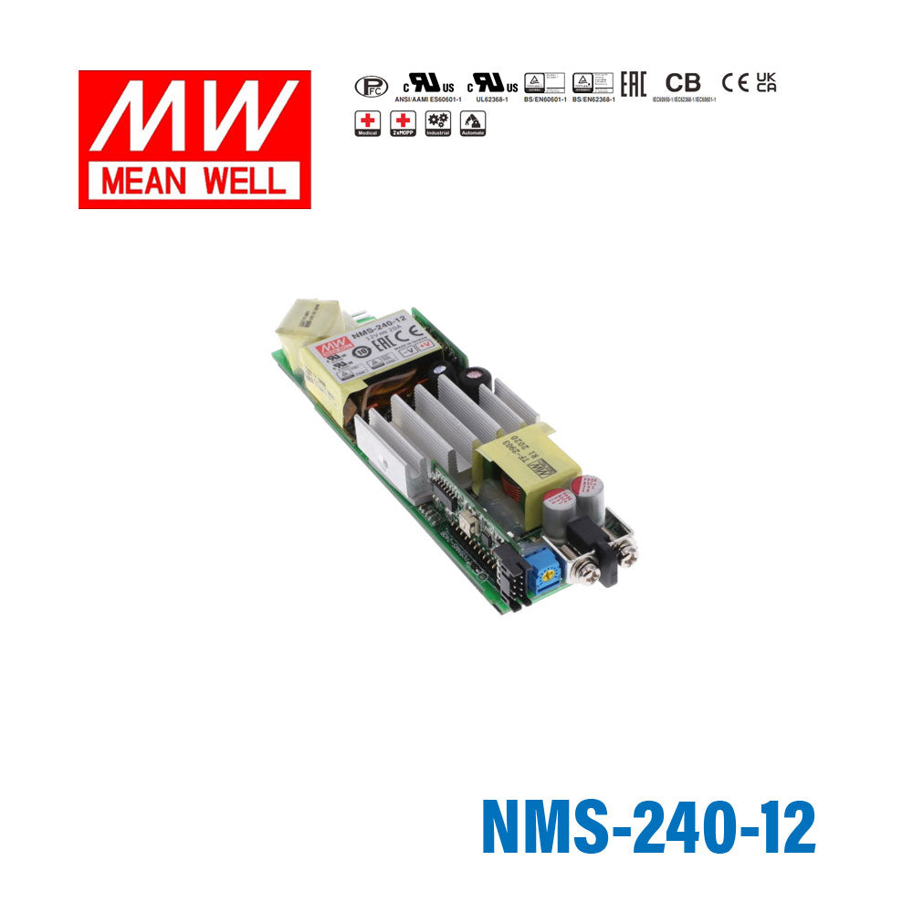 Mean Well NMS-240-12 Modular Power Supply, 240W, 12V, Configuration Code E
