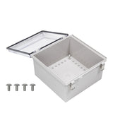 Boxco P-Series 11.81 x 11.81 x 7.09 Inches(300 x 300 x 180mm) Plastic Enclosure, IP67, IK08, PC, Transparent Cover, Molded Hinge and Latch Type - PHOTO 3
