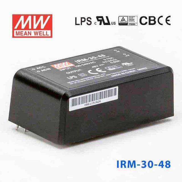 Mean Well IRM-30-48 Switching Power Supply 3W 48V 0.63A - Encapsulated