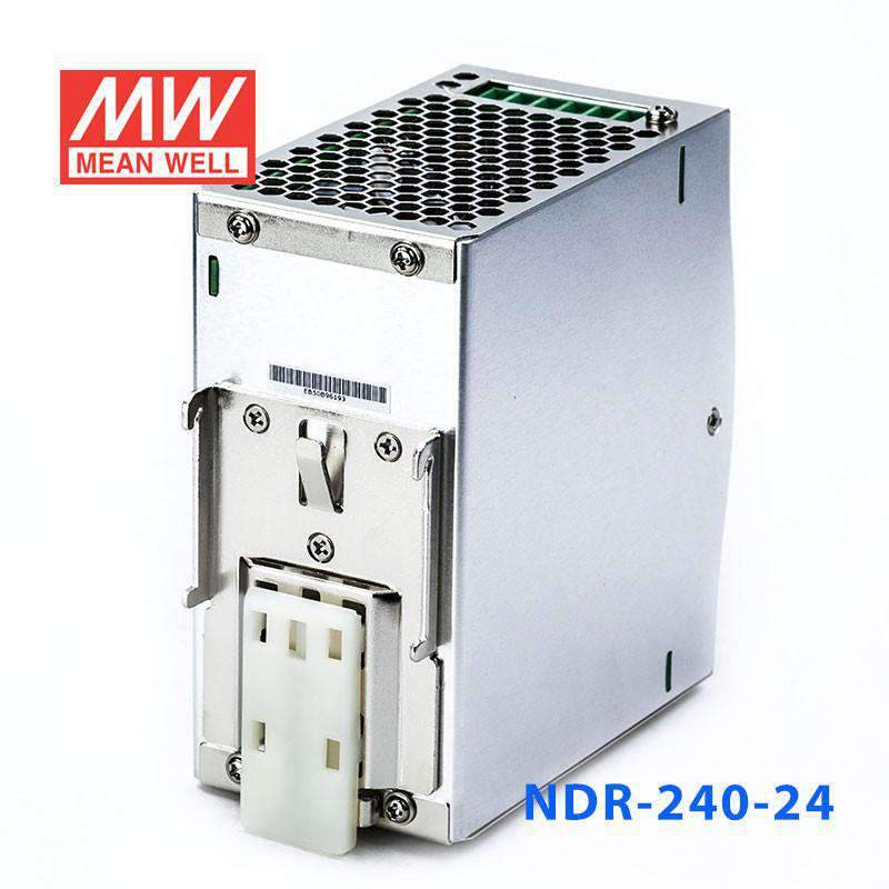 Mean Well NDR-240-24 Single Output Industrial Power Supply 240W 24V 10A - DIN Rail - PHOTO 3