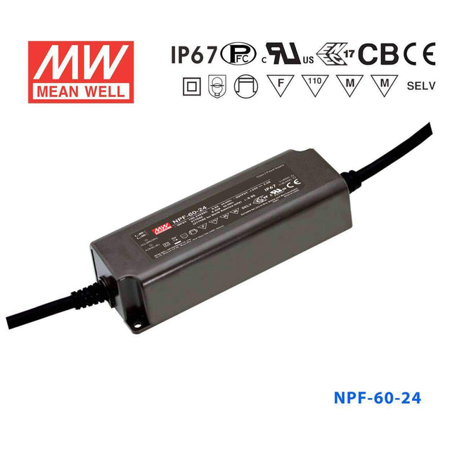 Mean Well NPF-60-24 Power Supply 60W 24V