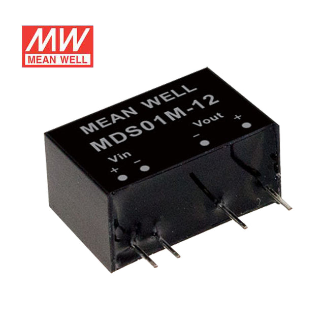 Mean Well MDS01L-15 DC-DC Converter - 1W - 4.5~5.5V in 15V out