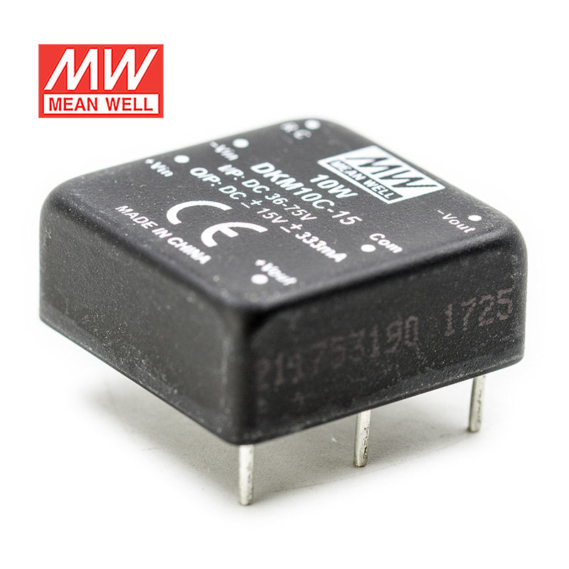 Mean Well DKM10C-15 DC-DC Converter - 10W - 36~75V in ±15V out