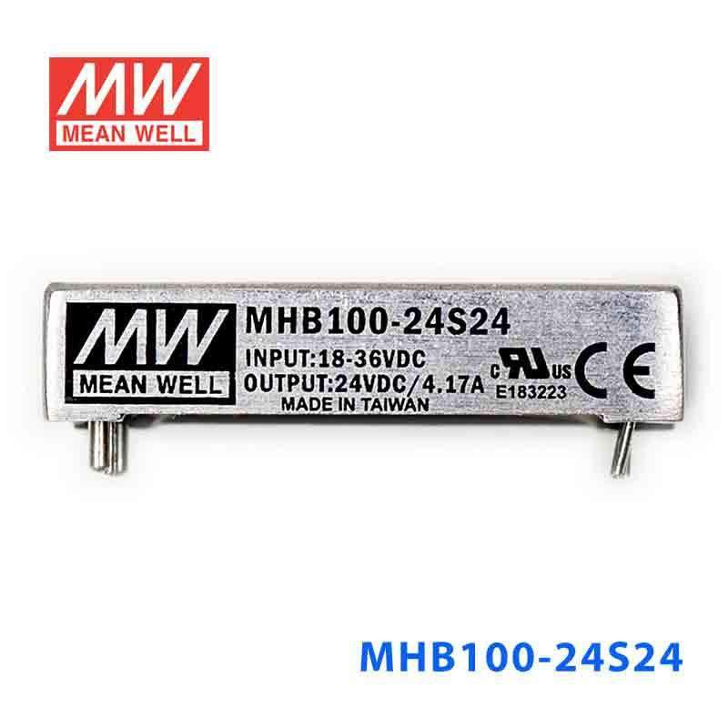 Mean Well MHB100-24S24 DC-DC Converter - 100W - 18~36V in 24V out - PHOTO 2