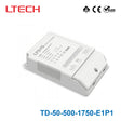 TD-50-500-1750-E1P1 50W 500-1750mA CC Triac LED Driver -  Selectable Output