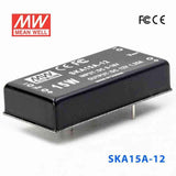 Mean Well SKA15A-12 DC-DC Converter - 9.9W - 9~18V in 12V out