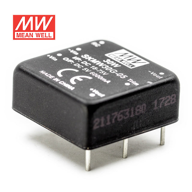 Mean Well SKMW30G-05 DC-DC Converter - 30W - 18~75V in 5V out 6A