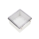 Boxco P-Series 8.27 x 8.27 x 5.12 Inches(210 x 210 x 130mm) Plastic Enclosure, IP67, IK08, ABS, Transparent Cover, Molded Hinge and Latch Type - PHOTO 1