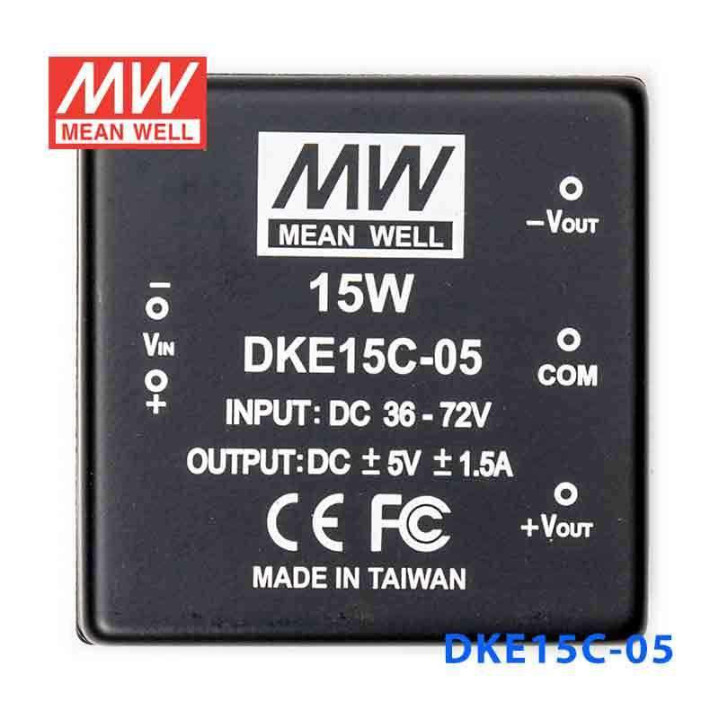 Mean Well DKE15C-05 DC-DC Converter - 15W - 36~72V in ±5V out - PHOTO 2