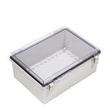 Boxco P-Series 9.84 x 13.78 x 5.91 Inches(250 x 350 x 150mm) Plastic Enclosure, IP67, IK08, ABS, Transparent Cover, Molded Hinge and Latch Type - PHOTO 2