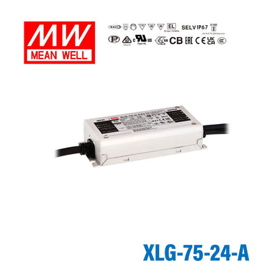 Mean Well XLG-75-24-A Power Supply 75W 24V - Adjustable 3.1A