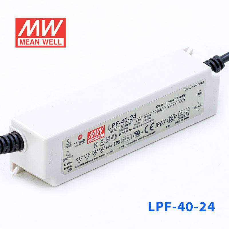 Mean Well LPF-40-24 Power Supply 40W 24V 1.67A - PHOTO 1