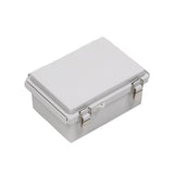 Boxco P-Series 5.31 x 7.28 x 3.35 Inches(135 x 185 x 85mm) Plastic Enclosure, IP67, IK08, ABS, Grey Cover, Molded Hinge and Latch Type - PHOTO 1