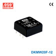 Mean Well DKMW20F-12 DC-DC Converter - 20W - 9~36V in ±12V out 830mA