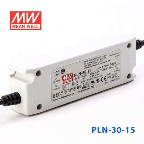 Mean Well PLN-30-15 Power Supply 30W 15V - IP64 2A - PHOTO 1
