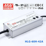 Mean Well HLG-60H-42A Power Supply 60W 42V - Adjustable 1.45A