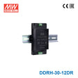 Mean Well DDRH-30-12DR Ultra Wide Input DC-DC Converter, 30W 12V, Din Rail Type 2.5A