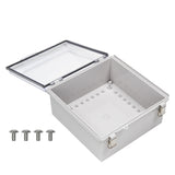 Boxco P-Series 11.02 x 11.02 x 5.12 Inches(280 x 280 x 130mm) Plastic Enclosure, IP67, IK08, ABS, Transparent Cover, Molded Hinge and Latch Type - PHOTO 3