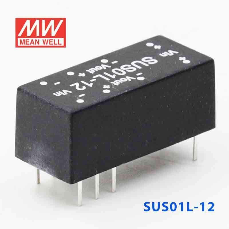 Mean Well SUS01L-12 DC-DC Converter - 1W - 4.5~5.5V in 12V out - PHOTO 1