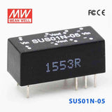 Mean Well SUS01N-05 DC-DC Converter - 1W - 21.6~26.4V in 5V out