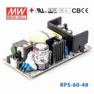 Mean Well RPS-60-48 Green Power Supply W 48V 1.25A - Medical Power Supply