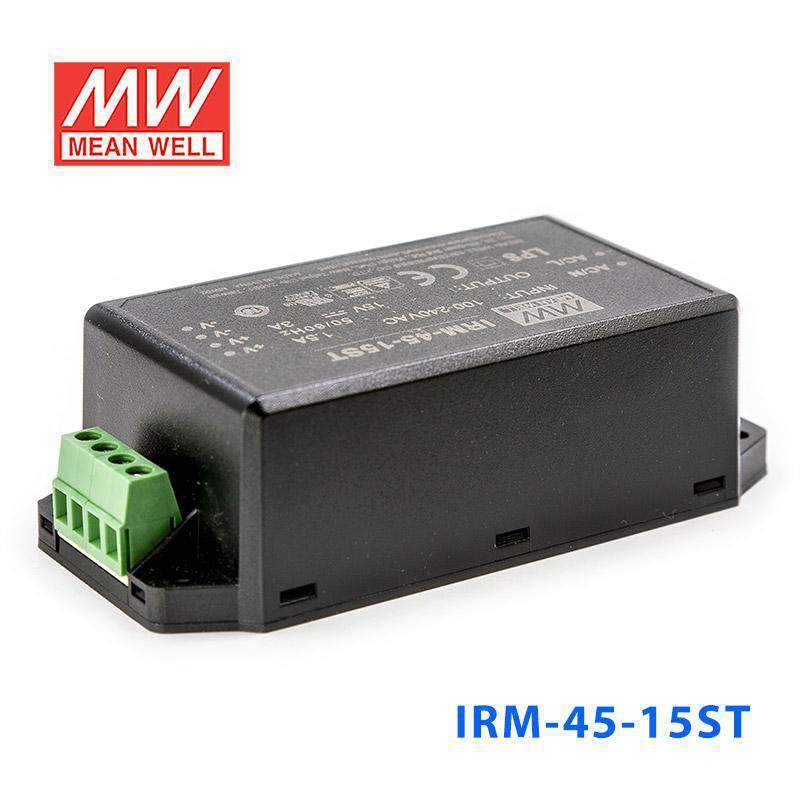 Mean Well IRM-45-15ST Switching Power Supply 45W 15V 3A - Encapsulated - PHOTO 1