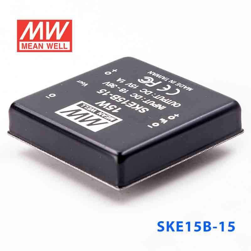 Mean Well SKE15B-15 DC-DC Converter - 15W - 18~36V in 15V out - PHOTO 1