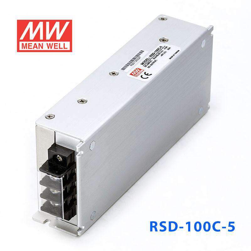 Mean Well RSD-100C-5 DC-DC Converter - 100W - 33.6~62.4V in 5V out - PHOTO 1