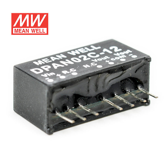 Mean Well DPAN02C-12 DC-DC Converter - 2W - 36~75V in ±12V out