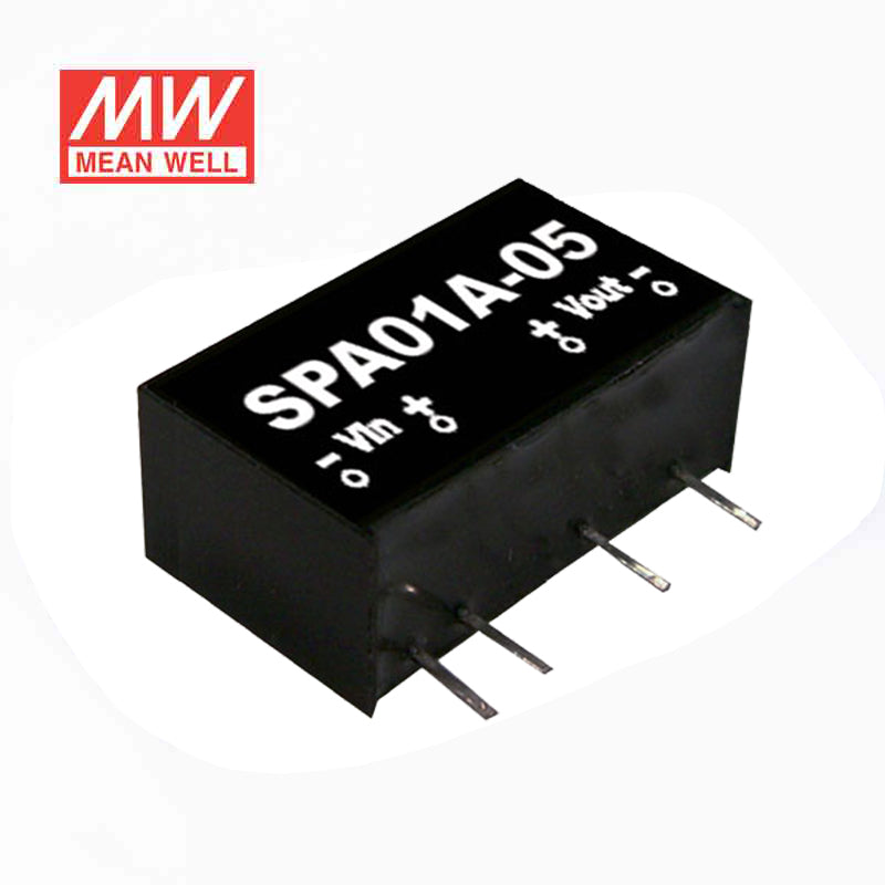 Mean Well SPA01A-15 DC-DC Converter - 1W - 9~18V in 15V out